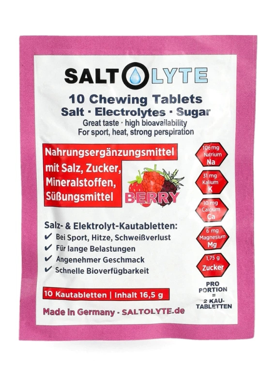 Tabletki Saltolyte CHEWING TABLETS 10 Berry