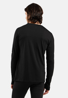 Koszulka termoaktywna z długim rękawem męska ODLO Merino 160 BL Top Crew Neck l/s czarna