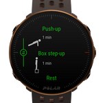 Zegarek treningowy z GPS POLAR VANTAGE M2 czarno-szary