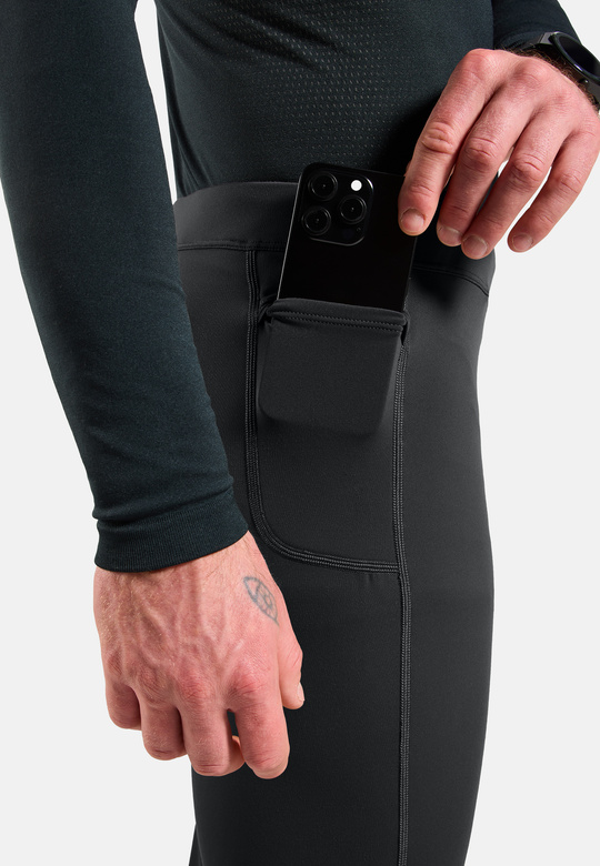 Legginsy ocieplane do biegania męskie Odlo Essentials Warm 2.0