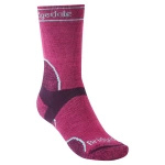 Skarpety damskie Bridgedale Trail Run Midweight T2 Merino Sport Crew Berry