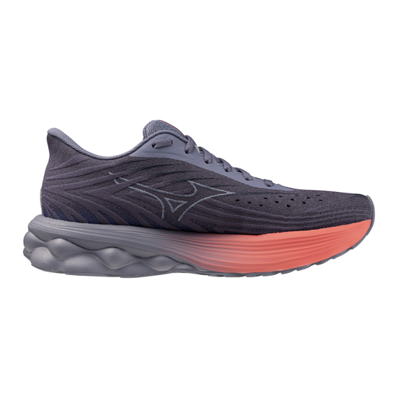 Buty do biegania damskie Mizuno WAVE SKYRISE 6 W Blue Granite/Icelandic Blue/Striking Coral