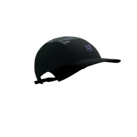 Czapka do biegania COMPRESSPORT 5 PANEL LIGHT CAP AURORA Black/Aurora
