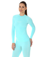 Koszulka termoaktywna damska Brubeck THERMO LS13100 Błękitna