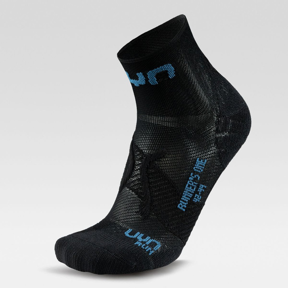 Skarpety UYN MAN RUNNER'S ONE SOCKS Black/Blue Poseidon
