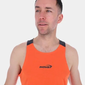 Koszulka do biegania INOV-8 AIRLITE PRO VEST orng/d.grey