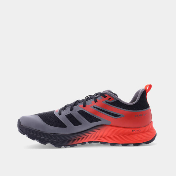 Buty do biegania trailowe INOV8 TRAILFLY Black/Fiery Red/Dark Grey
