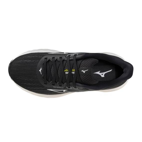 Buty do biegania damskie Mizuno WAVE INSPIRE 21 Black/White/Vibrant Yellow