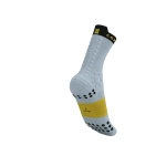 Skarpety COMPRESSPORT ProRacing Socks V4 TRAIL Grey Dawn/Ceylon Yellow