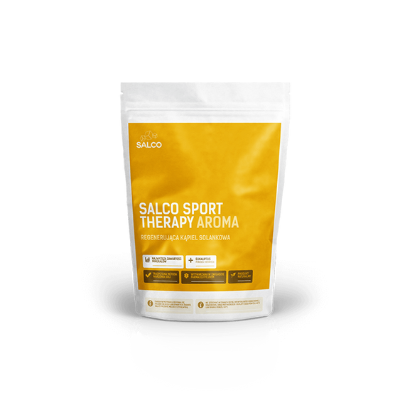 Regenerująca kąpiel solankowa SALCO SPORT THERAPY AROMA Żurawina -1 kg