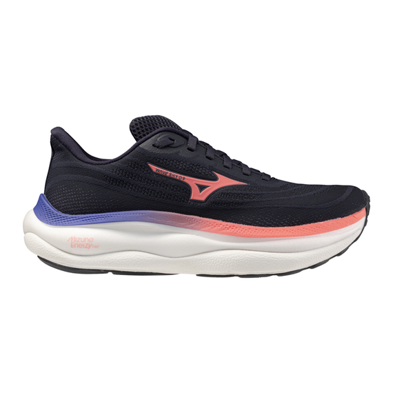 Buty do biegania damskie Mizuno WAVE SKY 9 Odyssey Gray/Striking Coral/Ir