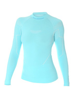 Koszulka termoaktywna damska Brubeck THERMO LS13100 Błękitna