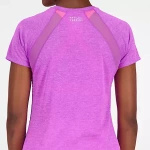 Koszulka do biegania damska New Balance TOP IMPACT RUN SHORT SLEEVE WT21262OOR