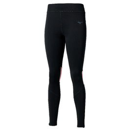 Damskie ocieplane spodnie do biegania MIZUNO WARMALITE TIGHT Black/ Mauve