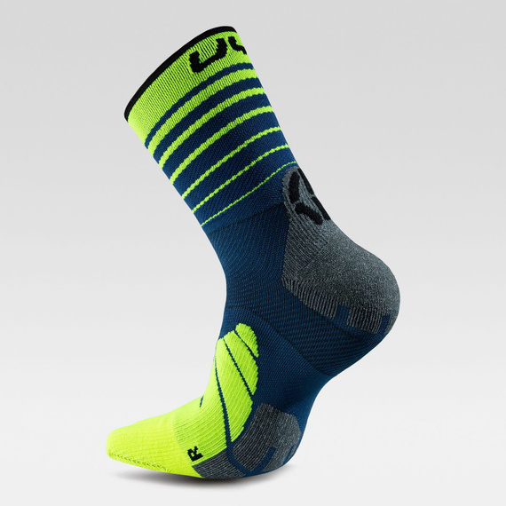 Skarpety UYN MAN RUNNER'S FIVE SOCKS Blue/Yellow Fluo