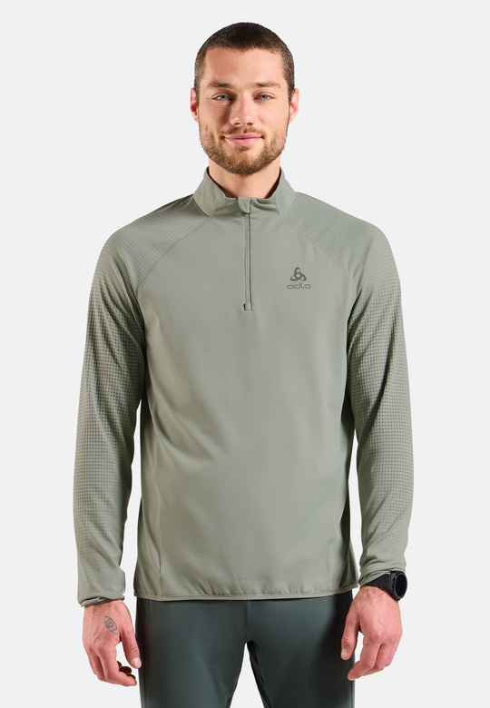 Bluza techniczna męska ODLO Zeroweight Warm Mid Layer 1/2 Zip