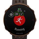 Zegarek treningowy z GPS POLAR VANTAGE M2 czarno-szary