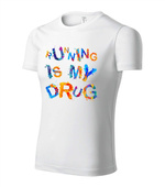 Koszulka Picollio PIXEL - Running Is My Drug Color