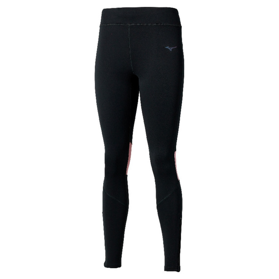 Damskie ocieplane spodnie do biegania MIZUNO WARMALITE TIGHT Black/ Mauve