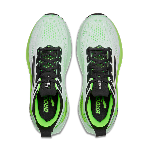 Buty do biegania Brooks GLYCERIN GTS 23 White/Phantom/ Green Gecko