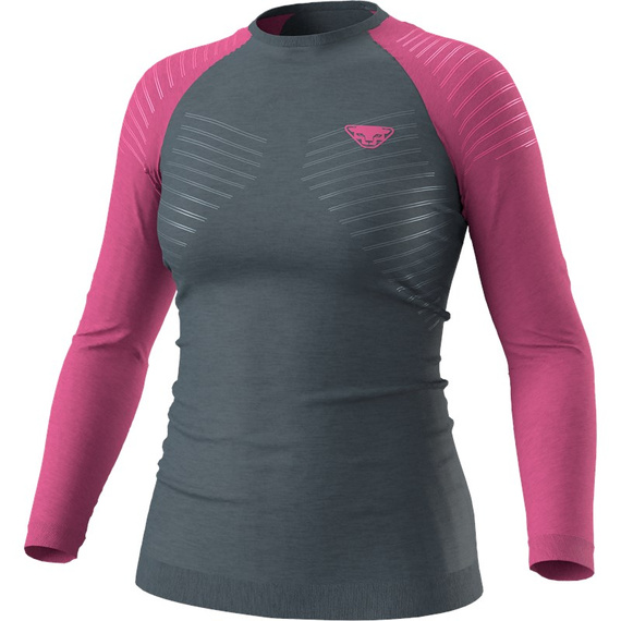 Koszulka termoaktywna damska DYNAFIT TOUR LIGHT MERINO W L/S TEE Magenta
