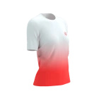Koszulka damska Compressport PERFORMANCE SS T-SHIRT Fluo Red/White