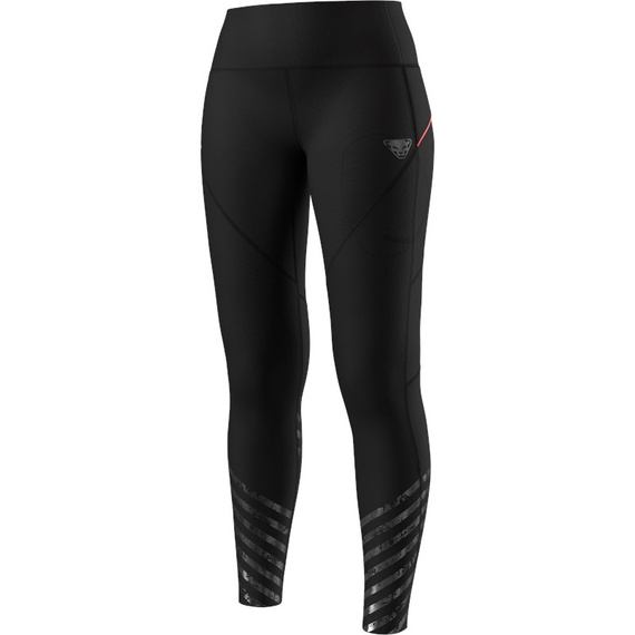 Spodnie damskie DYNAFIT Trail Reflective Tights W Black Out
