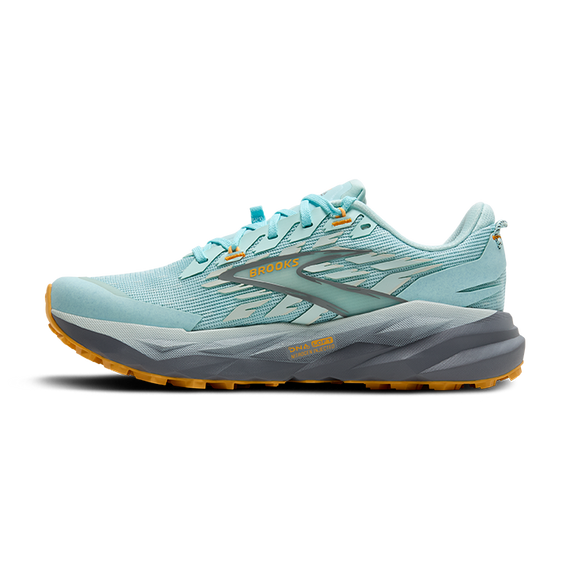 Buty do biegania trailowe damskie Brooks CASCADIA 19 Clearwater/Primer Grey/Apricot