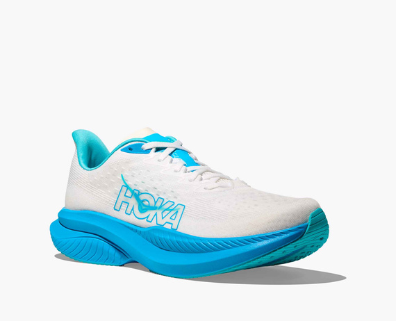Buty do biegania HOKA MACH 6 White/Skyward Blue