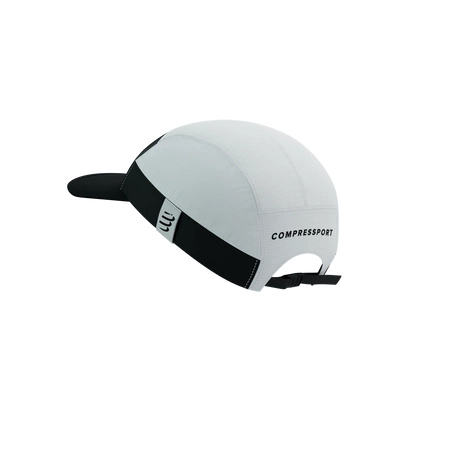 Czapka do biegania COMPRESSPORT 5 PANEL LIGHT CAP White/Black