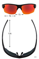 Okulary przeciwsłoneczne GOG LETO E502-1