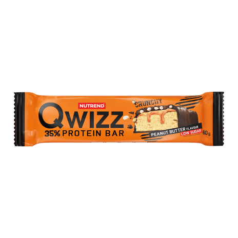 Baton Nutrend QWIZZ PROTEIN BAR 60g - smak: Masło orzechowe