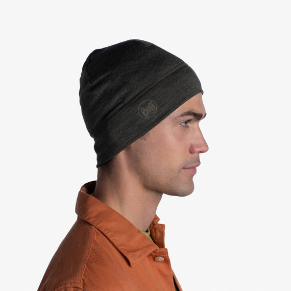 Czapka Buff® BUFF® MERINO LIGHTWEIGHT BEANIE SOLID BARK