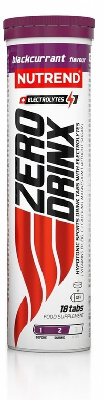 Napój hipotonicznyw tabletkach Nutrend Zero Drinx Black Currant- 18 tabletek