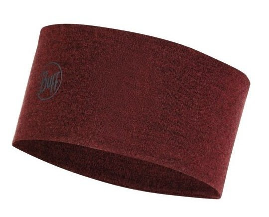 Opaska BUFF® 2L Midweight Merino Wool Headband WINE MELANGE