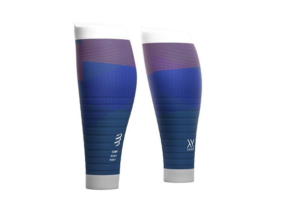 Opaski kompresyjne COMPRESSPORT R2V2 OXYGEN BLUE SUMMER REFRESH