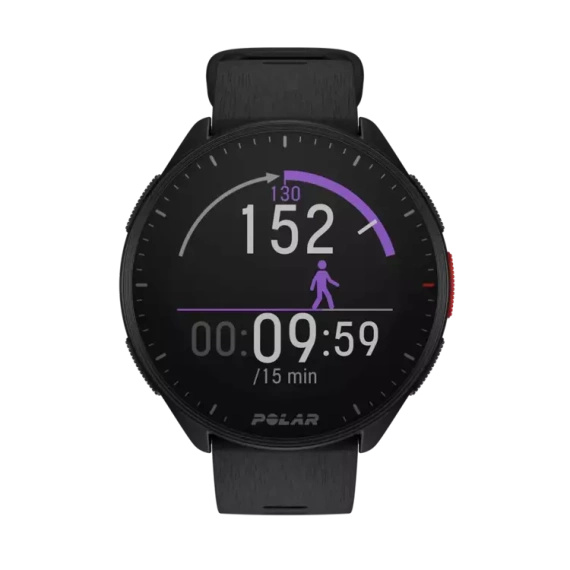 Zegarek multisportowy z GPS POLAR PACER Night Black (czarny)