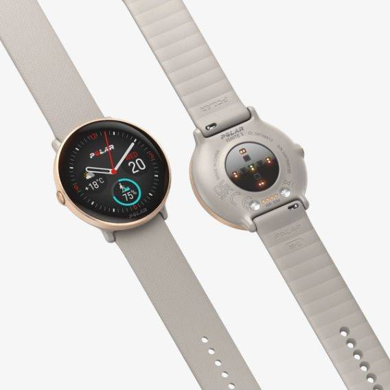 Zegarek sportowy POLAR IGNITE 3 Greige Sand (szaro-złoty)