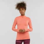 Bluza do biegania damska Salomon COMET SEAMLESS HALF ZIP W