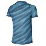 Koszulka do biegania MIZUNO DRYAEROFLOW GRAPHIC TEE Blue Ashes