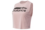 Koszulka sportowa damska New Balance PRINTED RELENTLESS CROP NOVELTY TANK